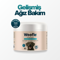 Woofle® OralGuard- Köpek Ağız ve Diş Bakım Tozu 60g - Plak, Tartar ve Koku Karşıtı Gelişmiş Formül